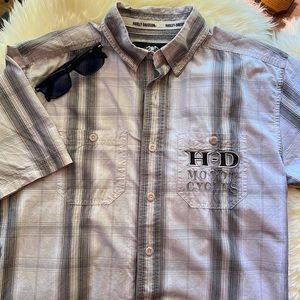 Harley-Davidson Men’s Button down Short Sleeves Shirt